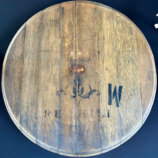Wine Barrel Lid Lazy Susan