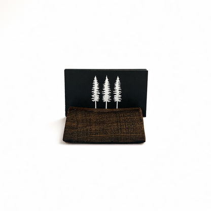 Barrel Stave Business Card Holder