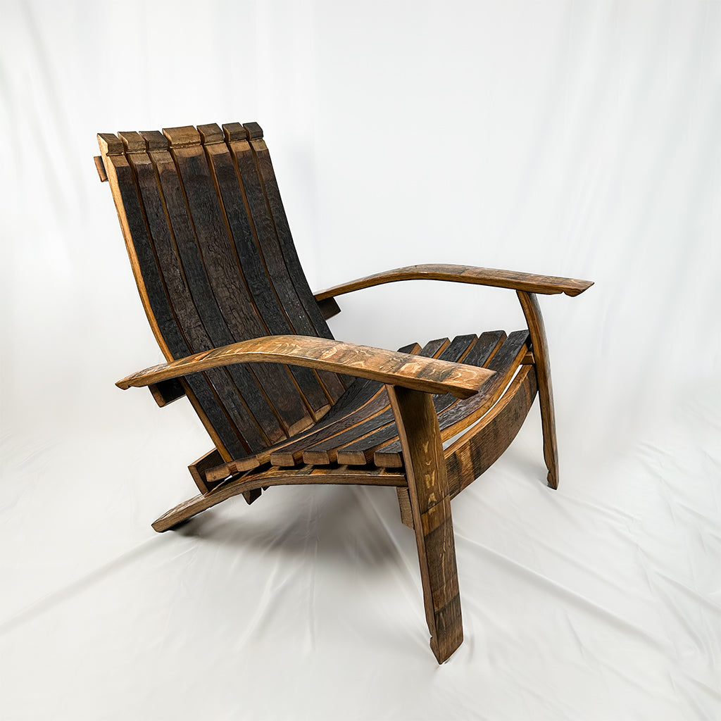 Adirondack Reclaimed Wine Barrel Chair